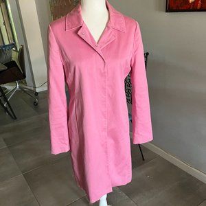 Pink Gap Car Coat Lightweight Spring Coat M